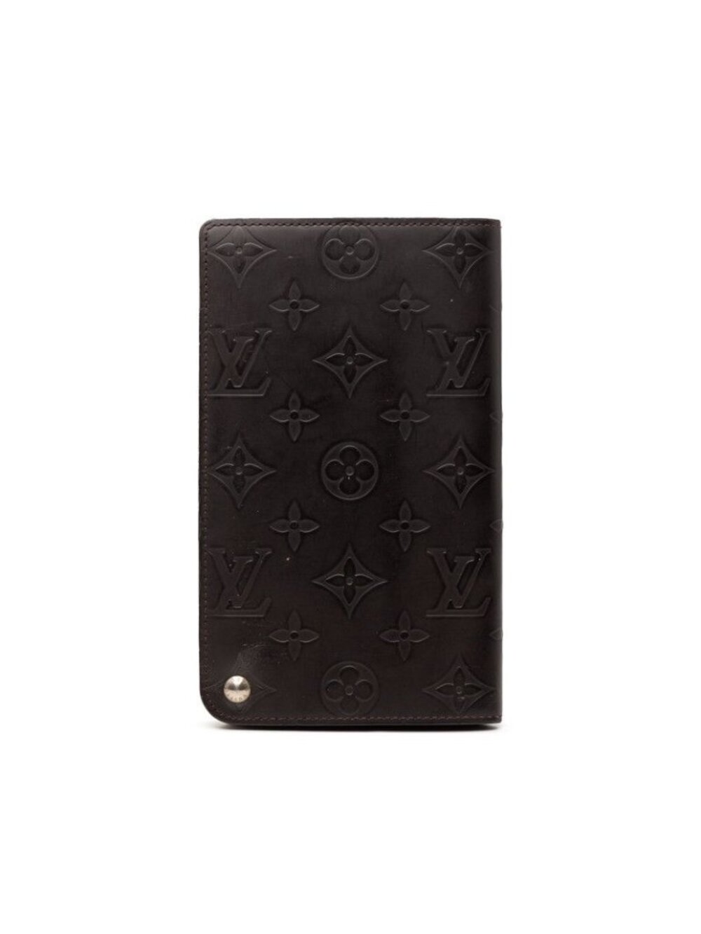 Louis Vuitton Monogram Glace Hoist Wallet Brown Leather